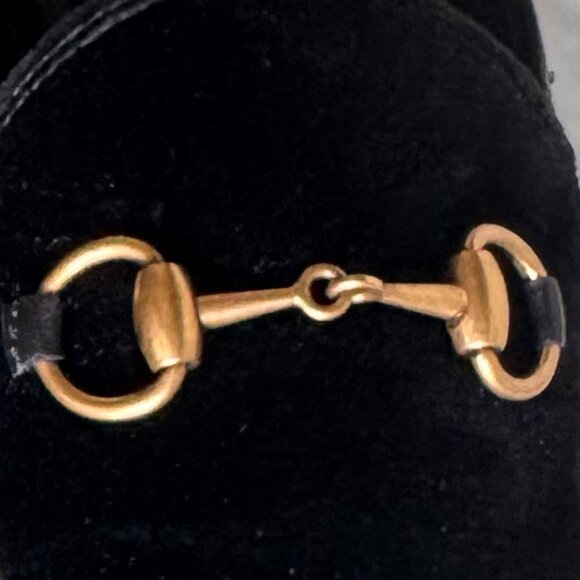 WOMENS 36 1/2 - GUCCI HORESEBIT VELVET LOAFER - Worn Once - Picture 14 of 14